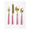 Vue Resin Cutlery Set 16pc in Pink