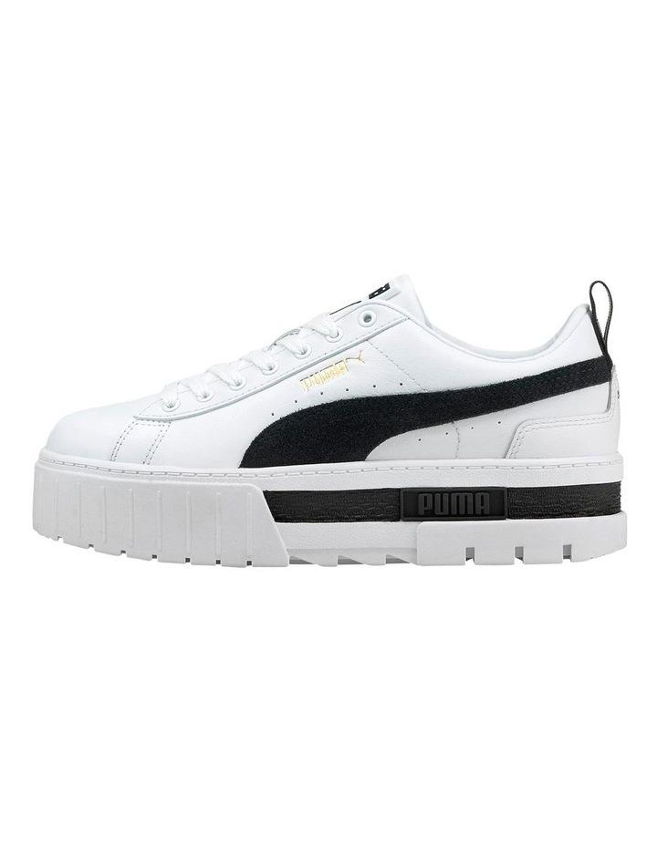 PUMA Mayze Leather Shoes In White 6