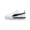 PUMA Mayze Leather Shoes In White 7