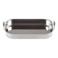 Le Creuset Classic 3-Ply Stainless Steel Rectangular Roaster 35cm Silv Grey