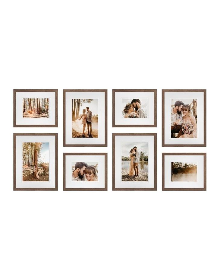 Profile Australia Deluxe Gallery Wall Set 8 Frames in Chestnut Brown