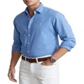 Polo Ralph Lauren Classic Fit Garment-Dyed Oxford Shirt in Blue XS