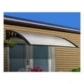 Instahut 1mx1.5m DIY Window Door Awning Canopy Patio UV Rain Outdoor Sun Shield Blk/White