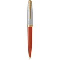 Parker Parker 51 Premium Ballpoint Pen in Rage Red with Gold Trim Red