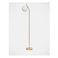 Vue Reine Glass Ball Shaped Floor Lamp 166x38x25cm in Gold