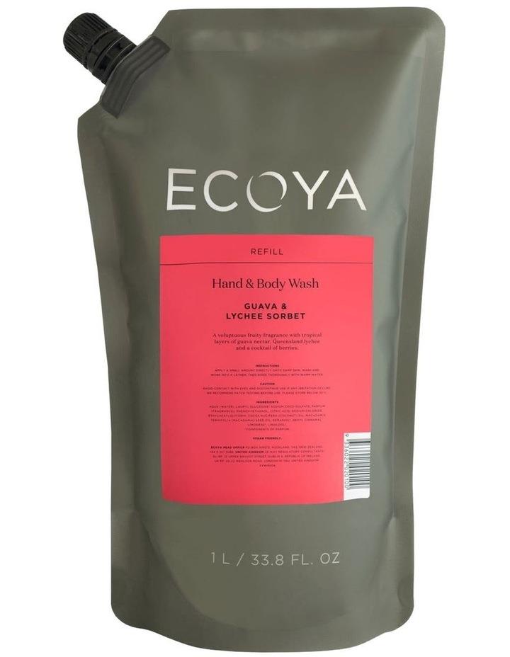 ECOYA Guava and Lychee Sorbet Hand and Body Wash Refill