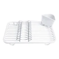 Umbra Sinkin Dish Rack 36x28x36cm in White/Nickel White