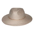Rigon Avoca Flexibraid Fedora Hat In Oatmeal M-L