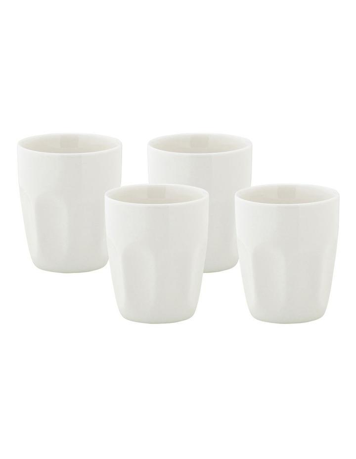 Maxwell & Williams Basics Latte Cup 200ml Set of 4 Gift Boxed in White