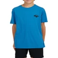 Quiksilver Another Side Youth Short Sleeve Tee In Blue 16
