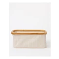 Vue Laundry Storage Basket 38x26x16cm in Check Two Tone