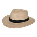 Rigon Pana Mate Flexibraid Fedora Hat in Natural M-L
