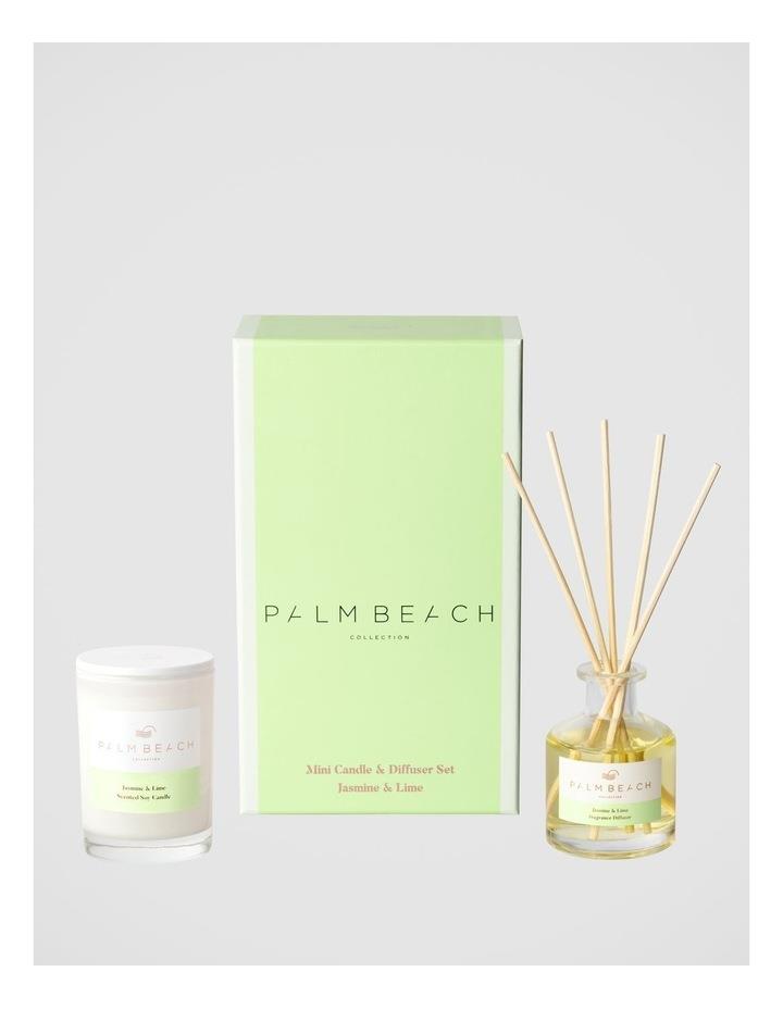 Palm Beach Collection Mini Candle & Diffuser Gift Pack Jasmine & Lime