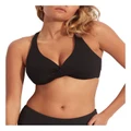 Seafolly Wrap Front F Cup Bra In Black 12