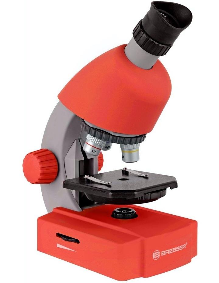 Bresser Junior Microscope 40x-640x Magnification In Red