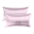 Royal Comfort Mulberry Soft Silk Hypoallergenic Pillowcase Twin Pack 51x76cm in Lilac