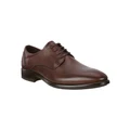 ECCO Citytray Derby Shoe In Brown Dark Brown 39