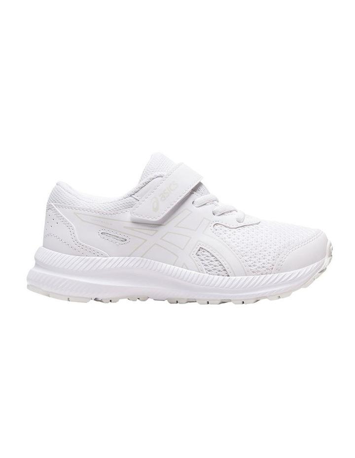 Asics Contend 8 Pre-School Sports Shoes In White 010