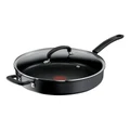 Tefal Specialty Hard Anodised Non-Stick Sautepan with Lid 30cm in Black
