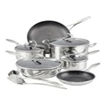 Circulon Induction 10 Piece Cookware Set With Utensils in Stainless Steel Silver