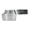OXO 4 Piece Stainless Steel Measuring Cup Set Silver