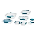 OXO Prep & Go 20-Piece Container Set in White/Blue White