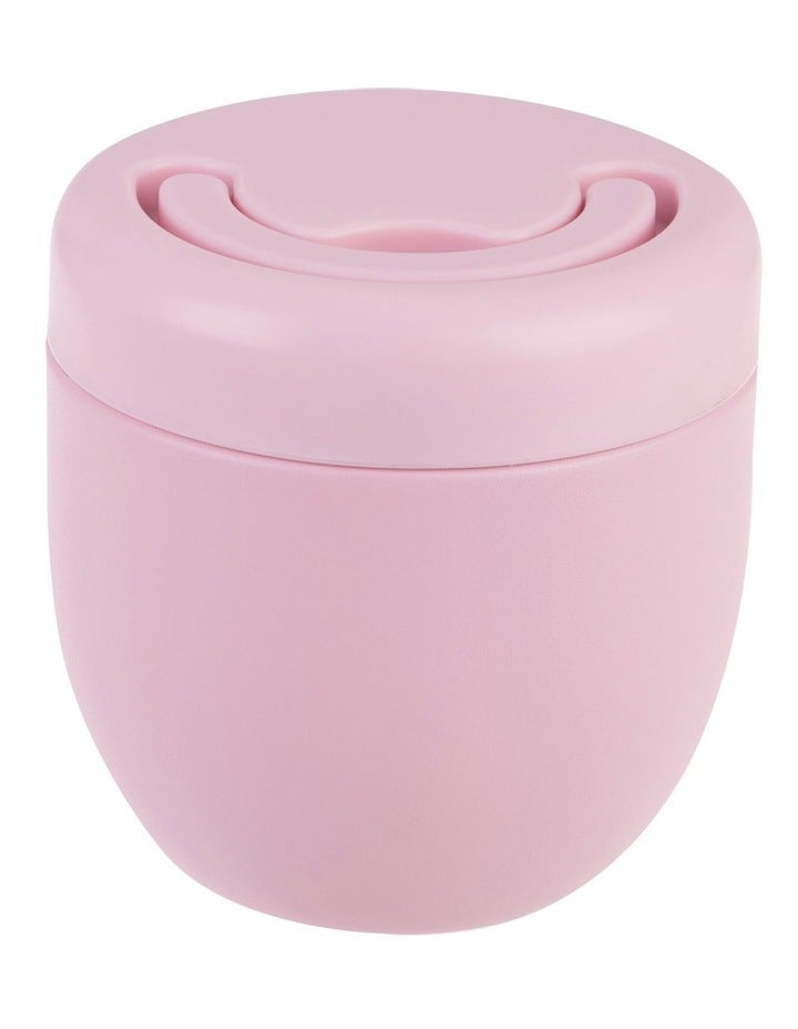 Oasis Stainless Steel Double Wall Insulated Food Pod 470ml in Carnation Pink
