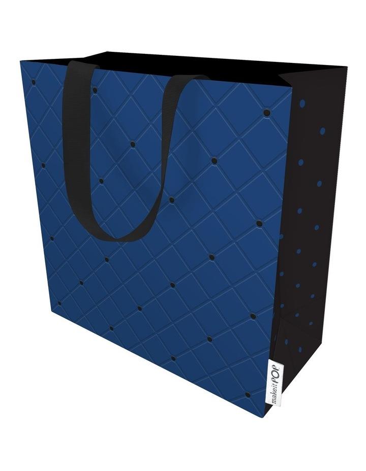 Simson Gift Bag Large in Quilted Navy