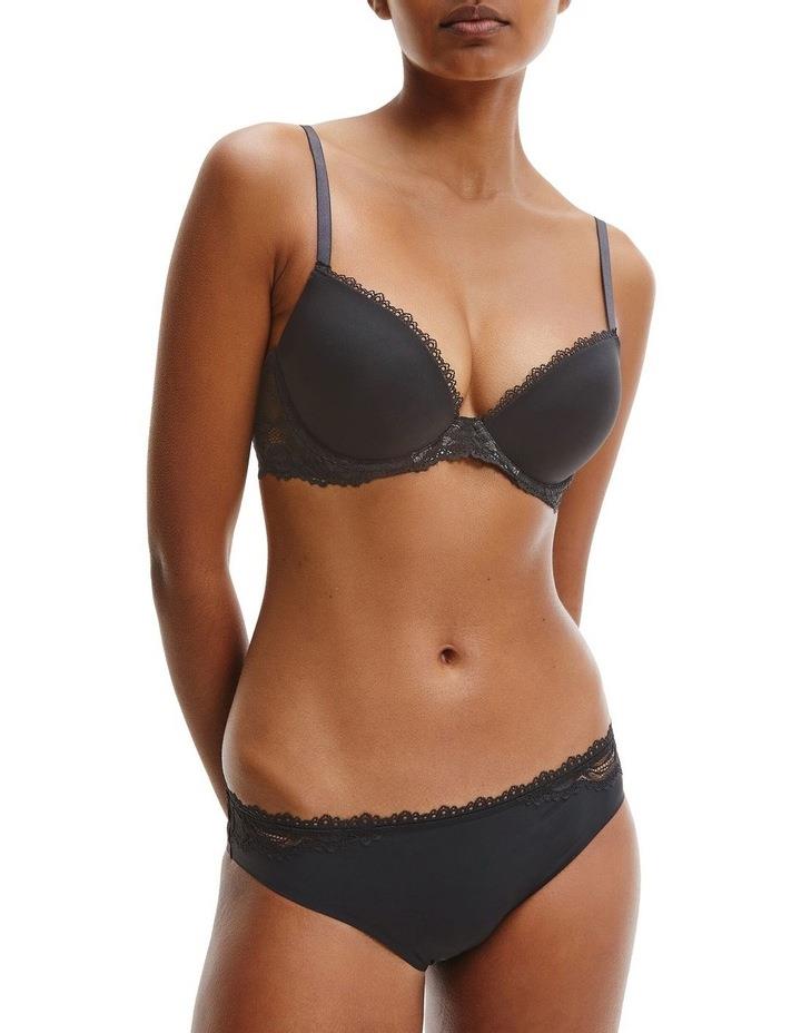 Calvin Klein Seductive Comfort Lotus Floral Bikini Brief in Black XL