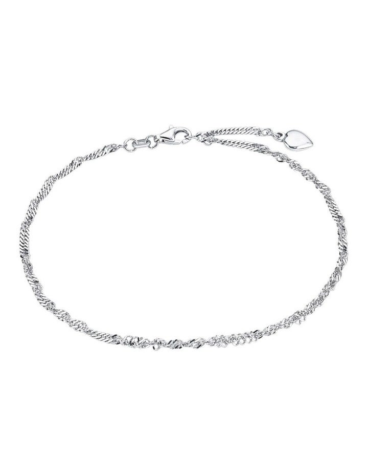 Amor Anklet In Silver 1