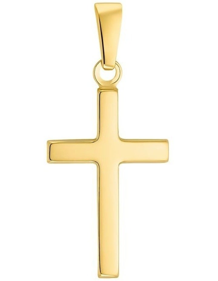 Amor Classic Cross Pendant In 9ct Gold OSFA
