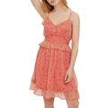 Vero Moda Urba Singlet Dress in Cherry Tomato XS