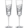 Waterford Mastercraft Aran Champagne Flute 275ml Set of 2 Clear