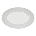 Wedgwood Gio Platinum Oval Platter 33cm in White