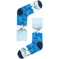 Mitch Dowd Men's Dream Holiday Cotton Crew Socks In Blue One Size