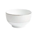Wedgwood Gio Bowl 11cm in White/Platinum Silver