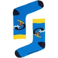 Mitch Dowd Cotton Surf Dogs Socks in Blue One Size
