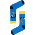 Mitch Dowd Cotton Surf Dogs Socks in Blue One Size