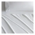 Sheridan Byren Percale Sheet Set in White Queen Bed