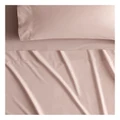 Sheridan Byren Percale Sheet Set in Lychee Pink Queen Bed