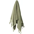 Aura Home Paros Rib Range Bath Towel in Fennel Lt Green Hand Towel