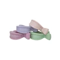 Bubba Blue Pram Clips 4 Pack in Pink Multi Assorted