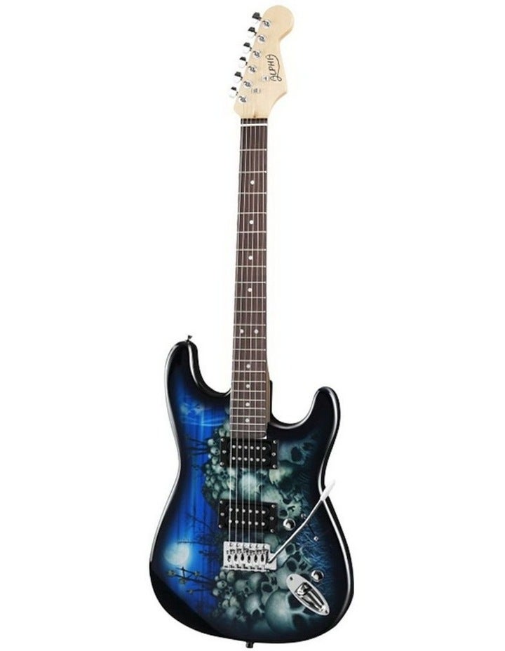 Alpha Alpha Electric Guitar in Rock Blue