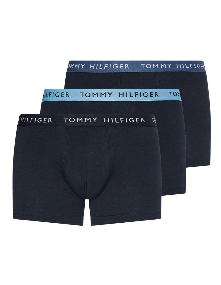 Tommy Hilfiger Recycled Cotton Fashion Trunks 3 Pack in Navy M