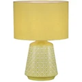 Oriel Lighting Moana Ceramic Table Lamp in Yellow