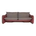 Slide Mara Leather Sofa in Mahogany