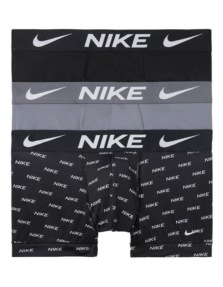 Nike Essential Micro Trunks 3 Pack in Multi Assorted S