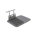 Umbra UDry Dishrack with Dry Mat in Charcoal