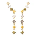 PDPAOLA Panorama Earrings In Gold Assorted