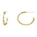 PDPAOLA Halo Earrings In Gold Assorted